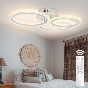 LED Ceiling Lights: Remote Control Stepless Dimming 3000-6500K Easy Installation